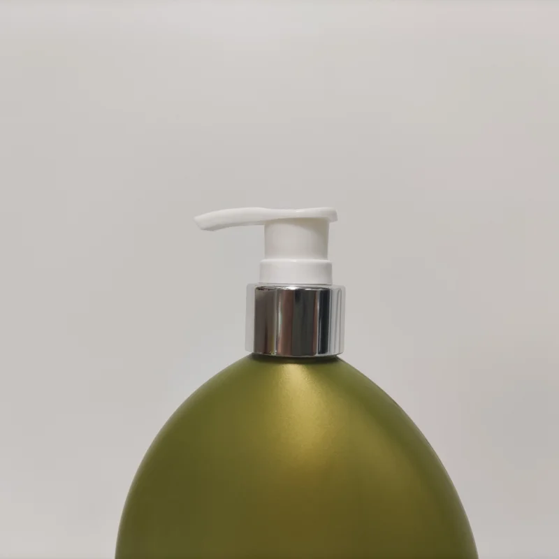 Customized 300ml Shower Gel HDPE Bottle With Handle for Shampoo Flat Plastic Empty Lotion Pump Bottles