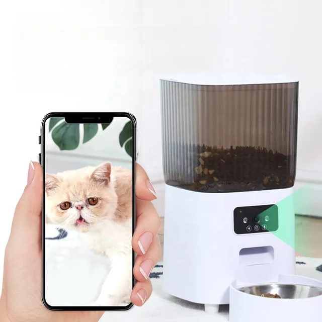Multiple Animals Smart Timed Feeding Supplies Automatic Cat Feeder WiFi App Control Auto Timer Dog Food Dispenser