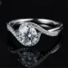 18K Solid Gold 1.0ct -0053