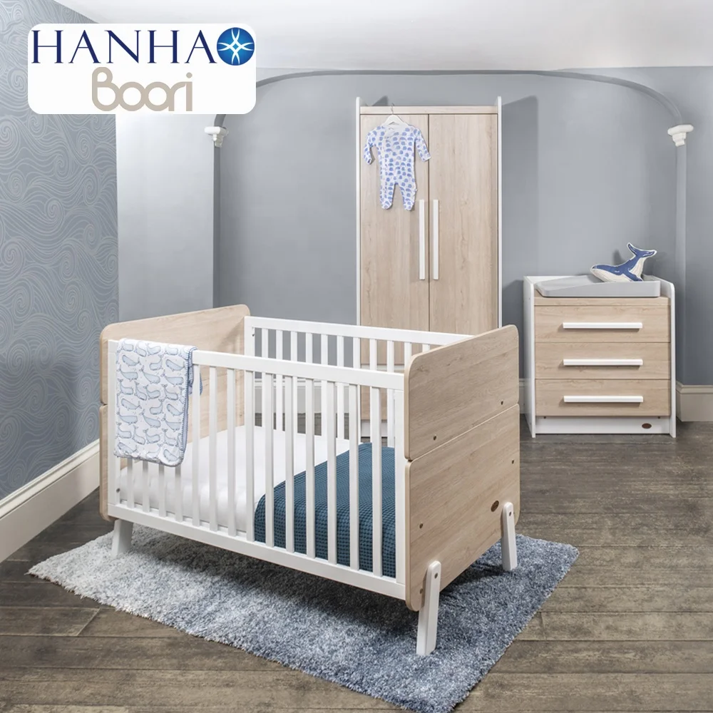 Boori EN 716 Nursery Furniture Convertible Baby Cot