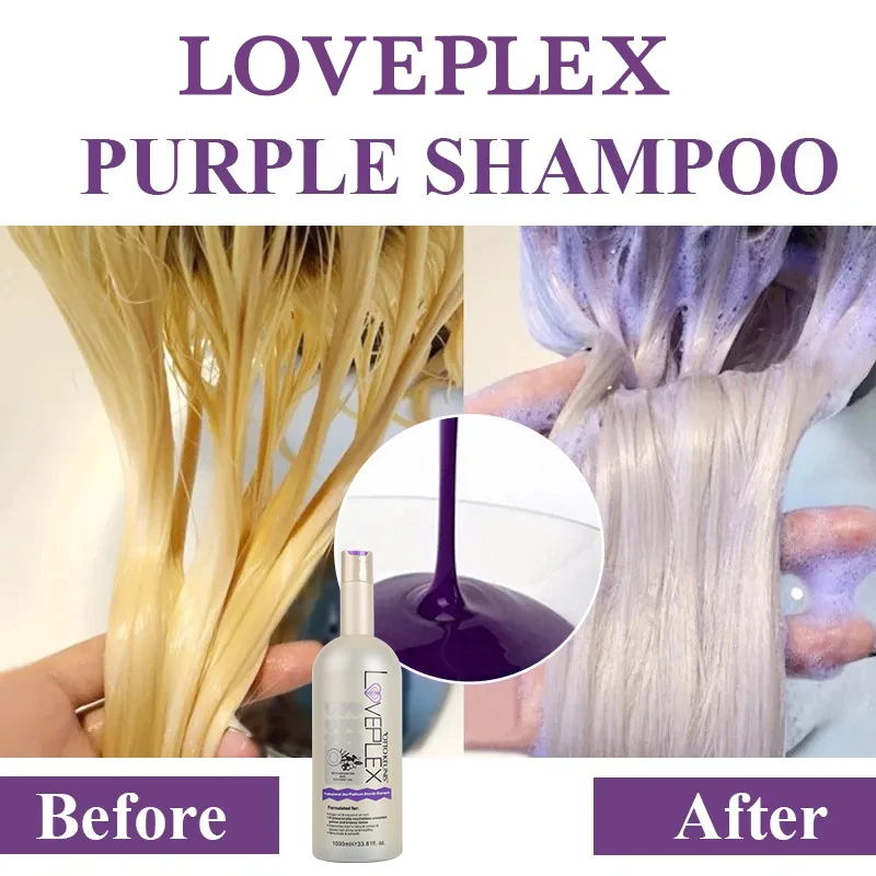 LOVEPLEX Perfcting Blonde System No Yellow Daily Use Purple Shampoo for Hair