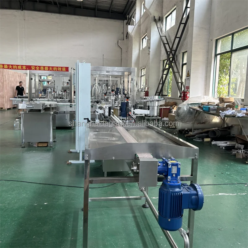 Full Automatic Bottle Filling and Capping Machine for Auto Perfume Fragrance Spray Liquid Oil Cosmetic Bottling Line