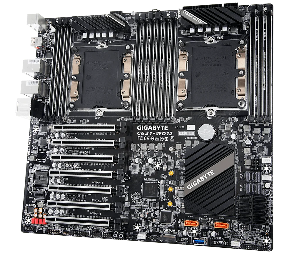 C621-WD12-IPMI For GIGABYTE Deep Learning Workstation Server