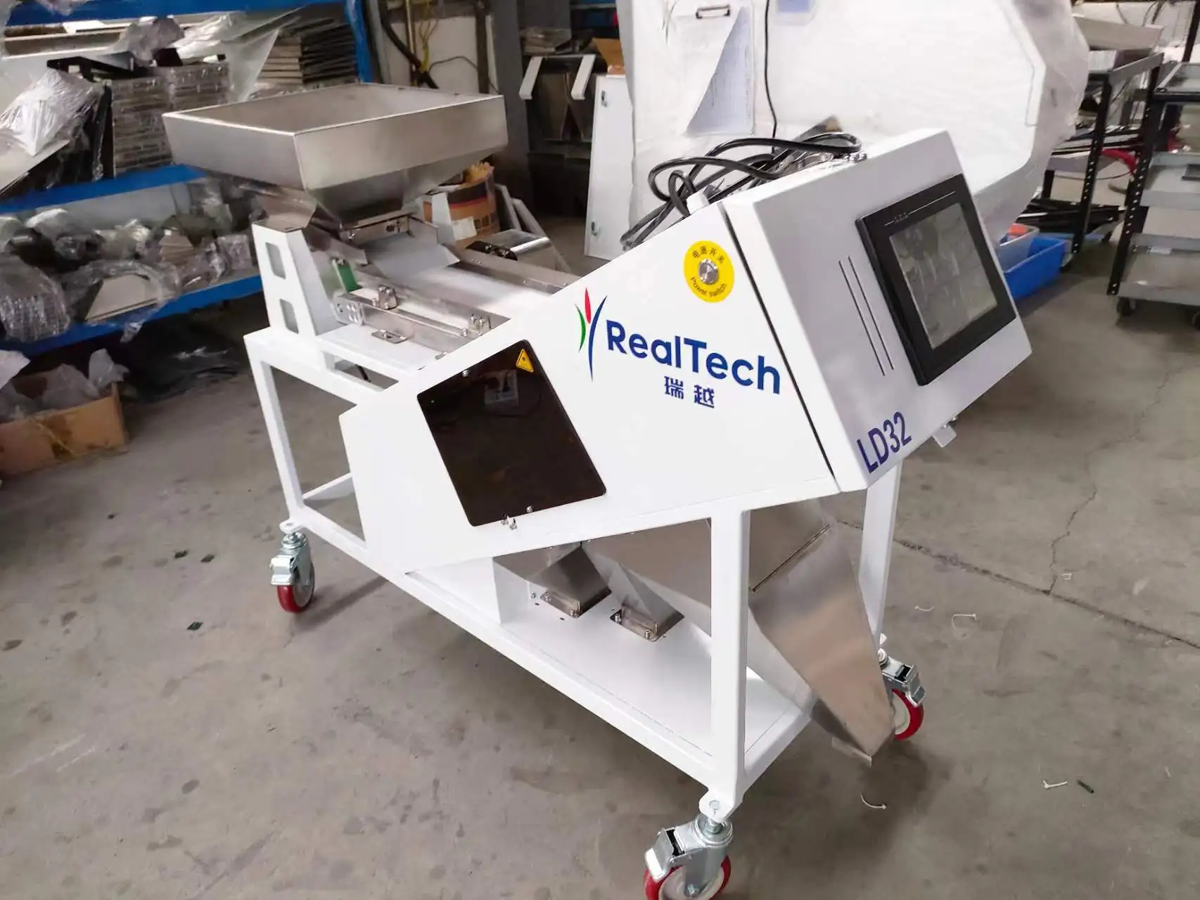 Mini Slow Speed Belt Type Diamond Color Sorter Machine Pearl Agate Gemstone Colour Sorter Machine