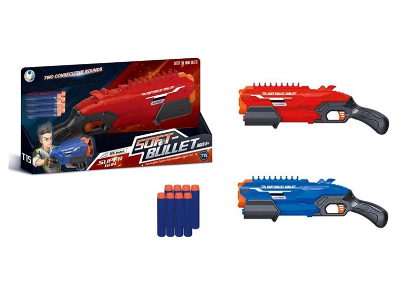 Two Consecutive Rounds Sport Toy Soft Gun Foam Bullet shotgun Guns Toys 2023 Toy Gun Spo for Kids 3+