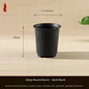 Résine-jet noir-9cm diamètre10cm haut