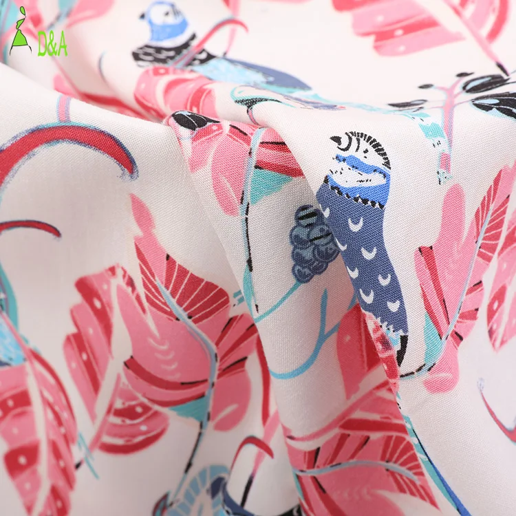 Нет минимального заказа новый дизайн красивый искусственный шелк тканый цифровой принт 100% жаккардовая ткань для женского