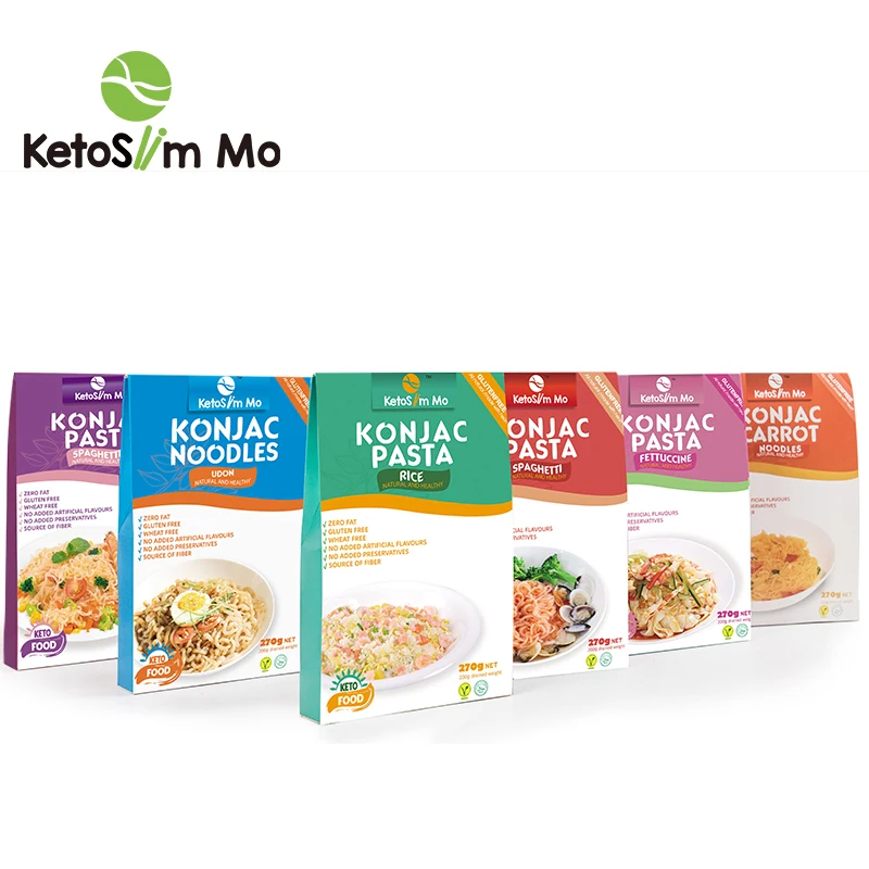 Diet Halal Ketoslimo Japan Xian Snack Granule Instant Food Long Grain Oat Dried Dry Shirataki Konjac Rice in Bulk