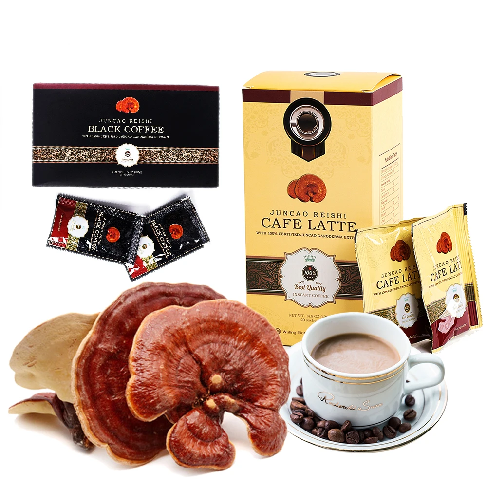 Reishi (Ganoderma) Mushroom and KING Coffee