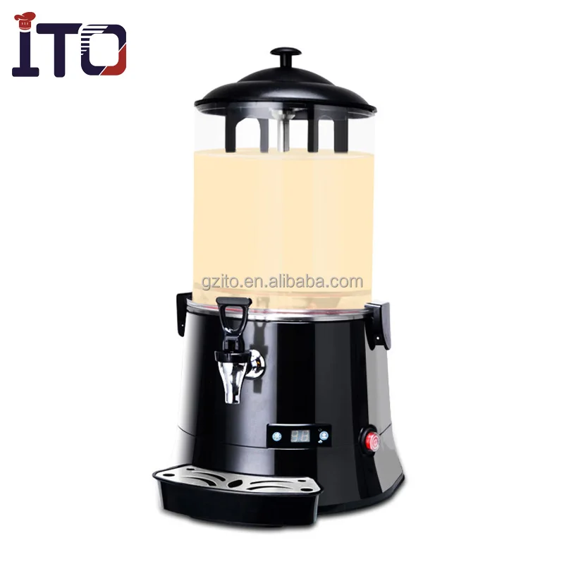 110V 220V 10L Hot Chocolate Warmer Machine Electric Hot Drink Milk Juice  Mixer Blender Coffee Milk Wine Tea Dispenser Machine