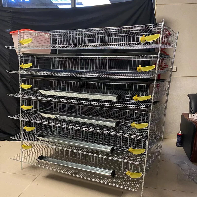 Poultry Quail Layer Cages for Quail Birds Farming Cage for Quail Hens for Egg Production
