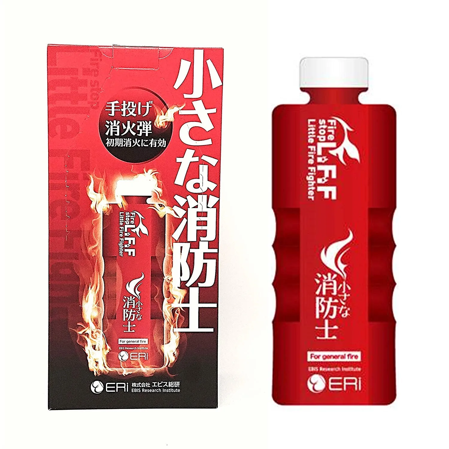 A product made in Japan that is ideal for initial fire extinguishing.