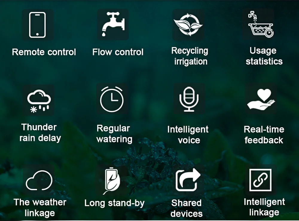 Rehent Tuya Smart Set Timing By Flow Duration Schedule Cycle Water Or