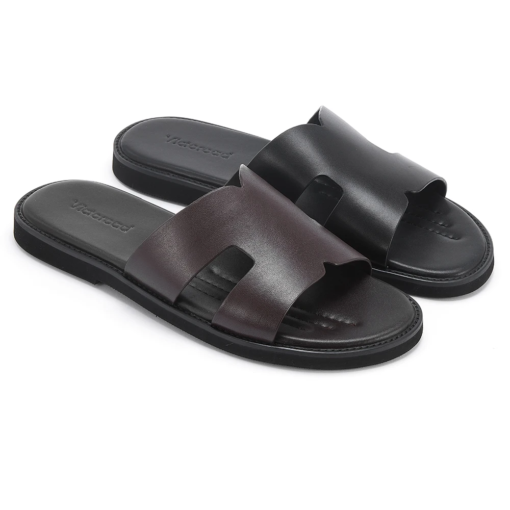 2024 Wincheer Men's Pure Leather Slippers - Top Grade Comfort
