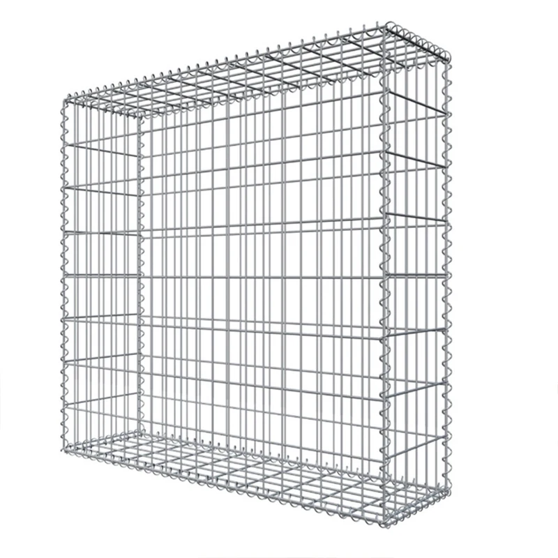 High Quality Gabions Box hot Dipped Galvanized Material Welded  Gabion Mesh Size