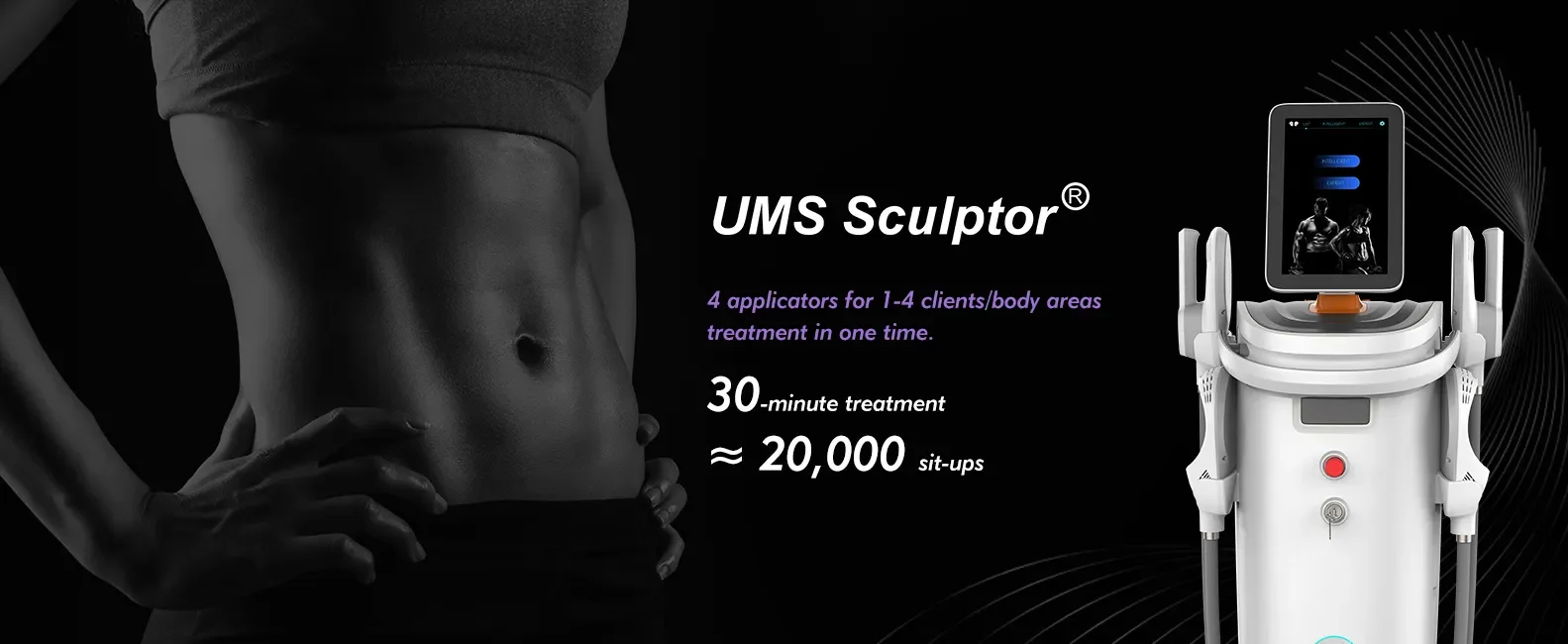 4 Handles Slim Neo Rf Muscle Building Loss Weight Body Portable Ems