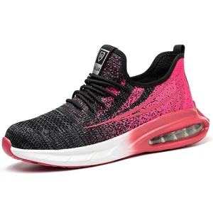 Men's Safety Shoes with Steel Toe Cap, Comfortable Puncture Proof Work Shoes for Men, Indestructible Safety Sneakers