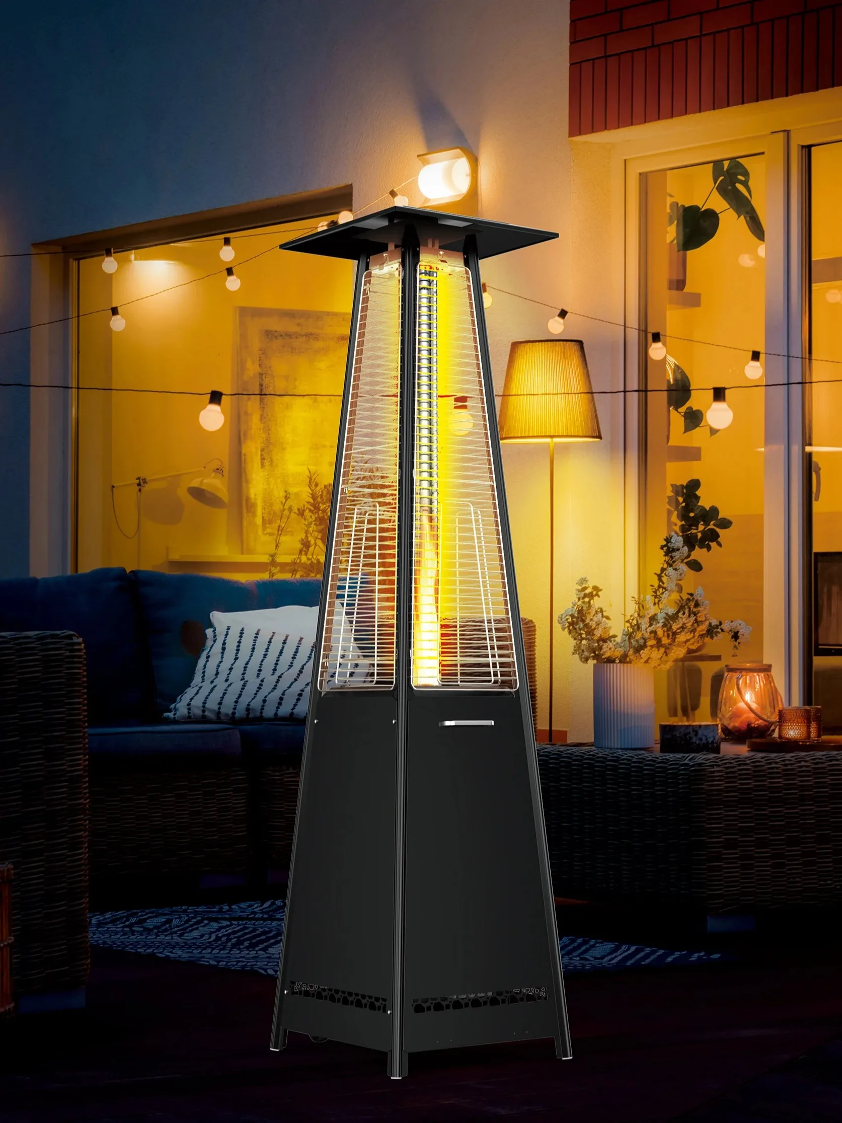 Zlops2002a 12kw New Design Easy Clean Smokeless Outdoor Pellet Stove