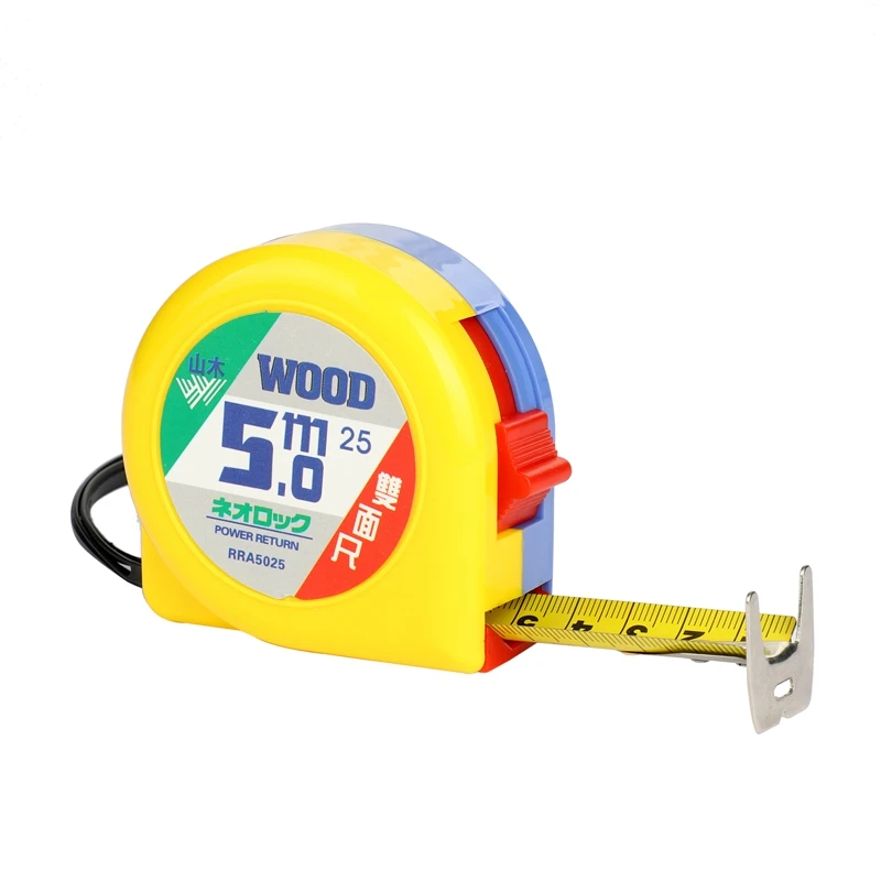 Wood Use Steel Measuring Tape 5m Similar case with Tajima Same Quality Measure Tape Steel Measure Tape