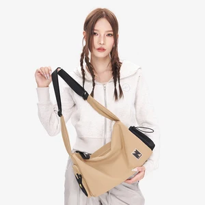NOXXON Factory Custom Logo Simple Sling Bag Large Capacity Hobo Bags Durable Nylon Crossbody Bag with Multiple Pockets for Girls