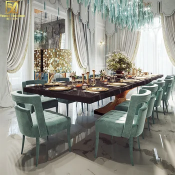 12 Persons Seater Solid Classic Modern Luxury Wood Dining Table - Buy ...