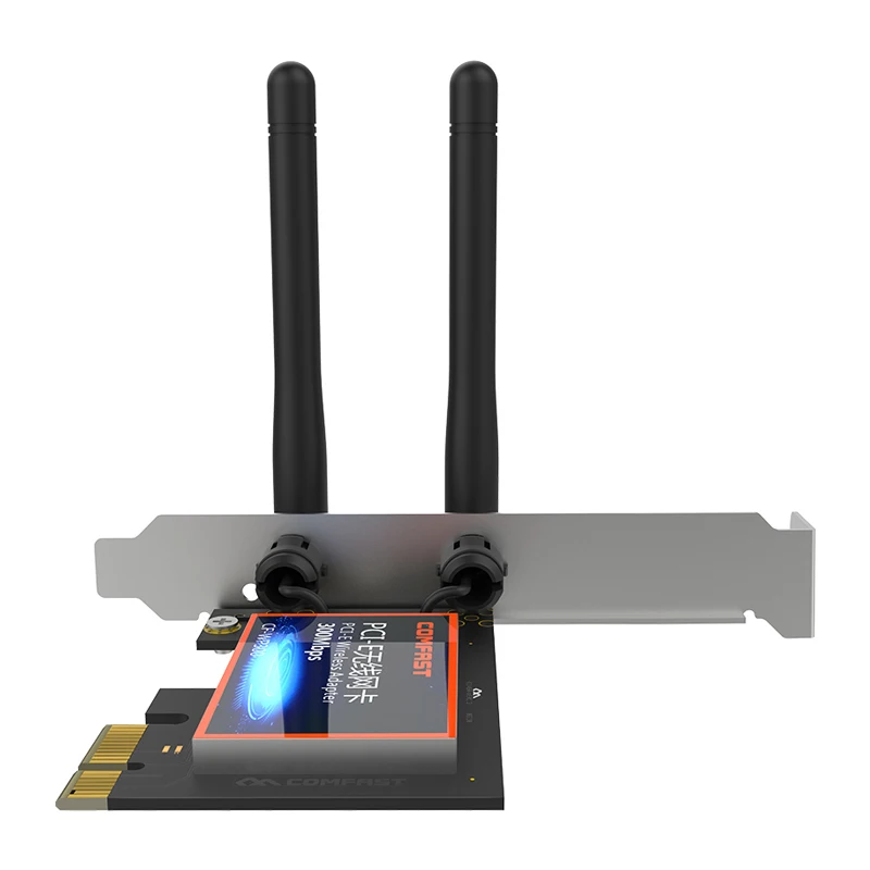 COMFAST CF-WP300 300Mbps Ralink RTL8192EE High Power Mini PCI Wireless LAN Card WiFi PCI-E Card for Desktop PC 2.4G Wifi PCIE-X1