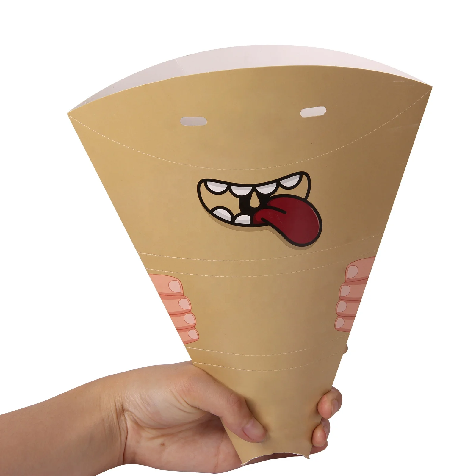 Porte-crêpes En Carton Alimentaire – Lot De 250 – Dimensions 18,5 X 13 Cm – Pour Vente à Emporter, événements