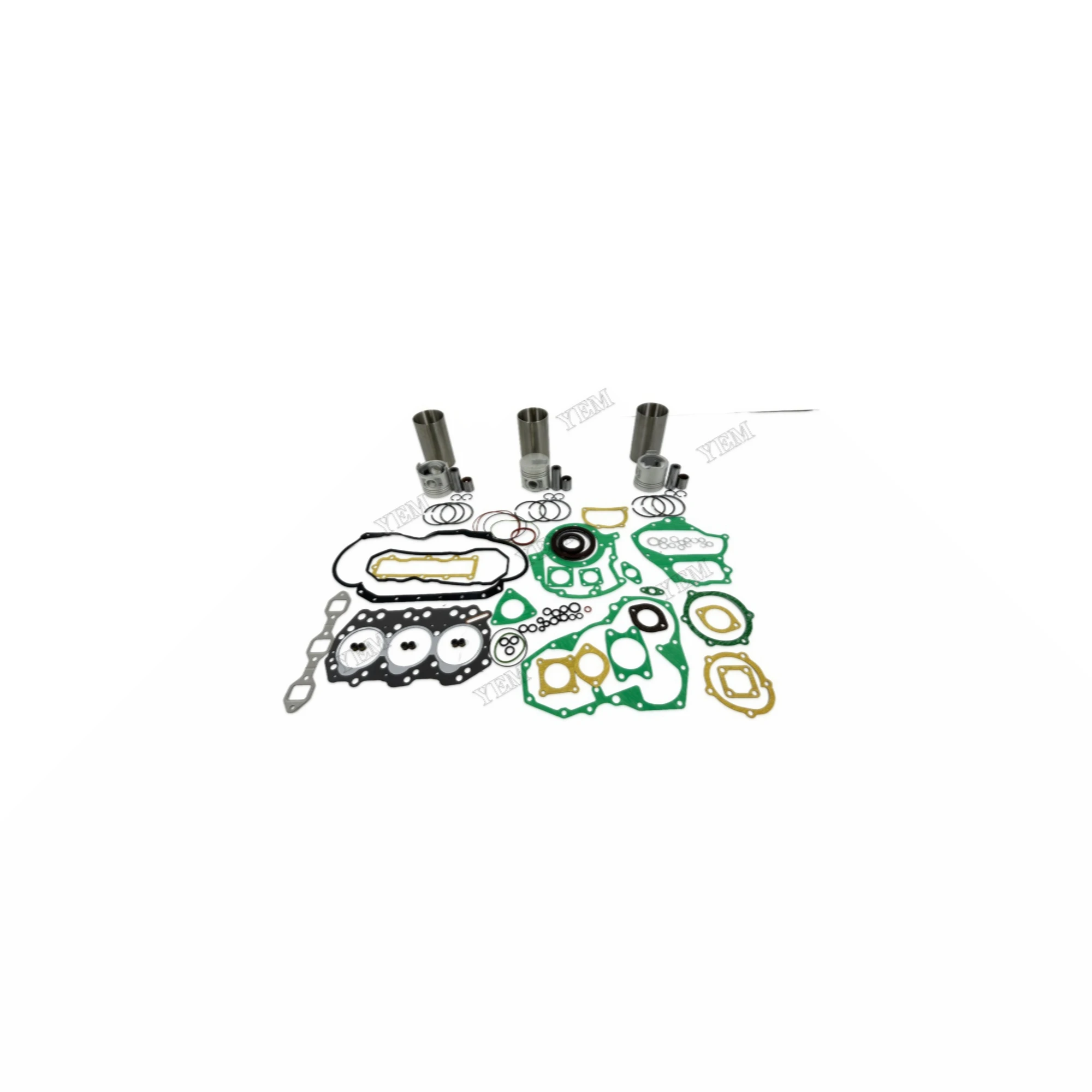 For Mitsubishi S3Q2 Overhaul Kit With Gasket Set Engine Rebuild Kit