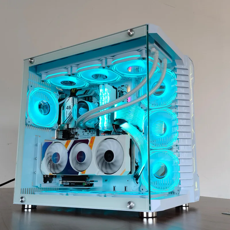 Gaming PC Case - New Cool Design with Side Panel Window