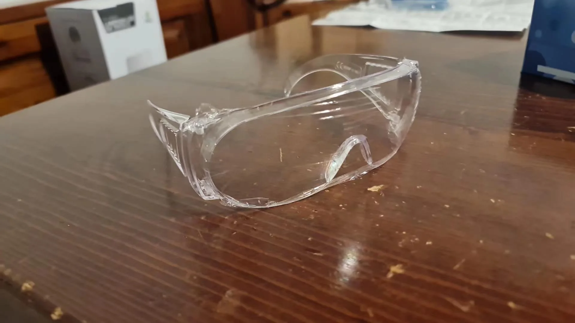 Kids Student Anti-Fog Anti-Scratch Anti-Dust Anti-Splash Polycarbonate Safety Glasses Transparent CE ANSI Compliant