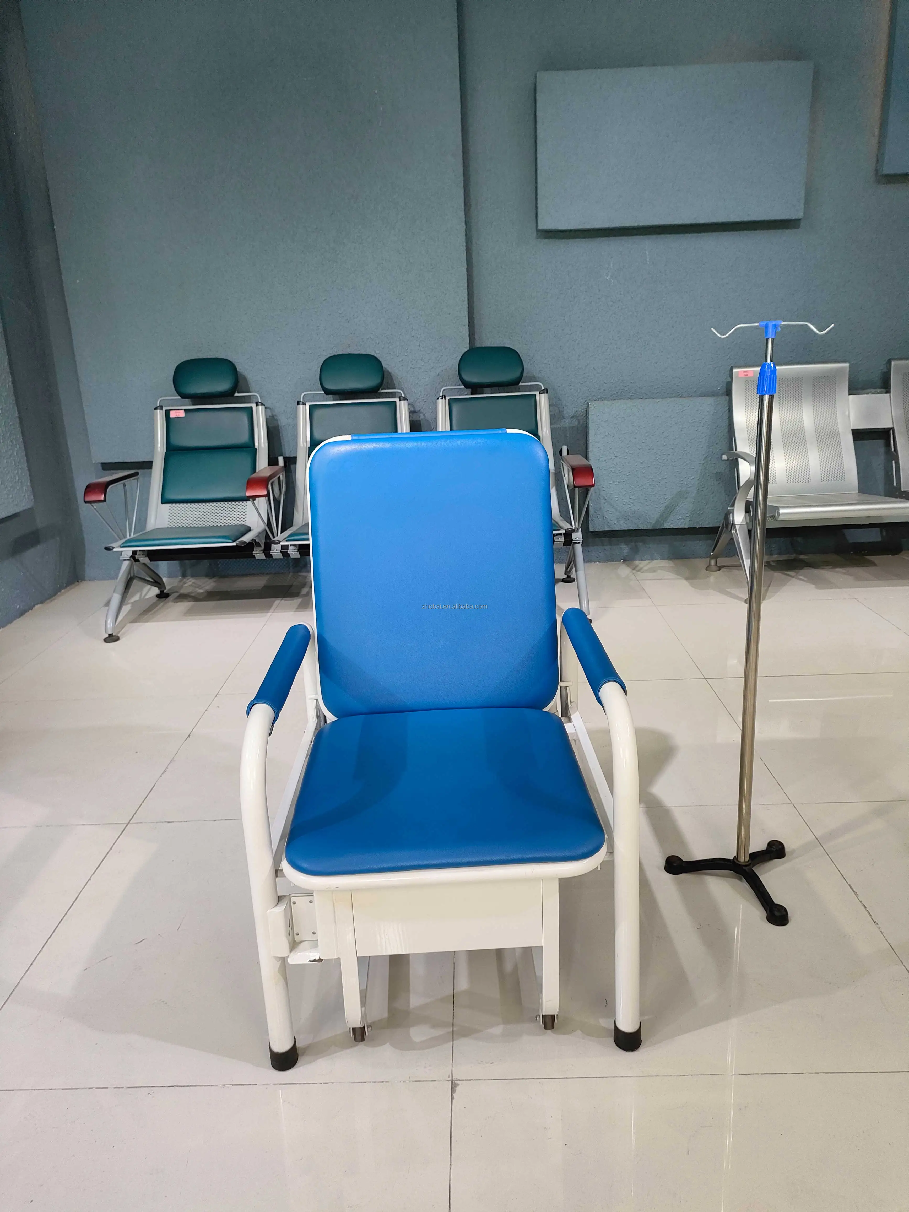 Dual-Purpose Adjustable Portable Folding Hospital Care Bed Chair Multifunctional Medical Nursing Outpatient Chair Living Room 4
