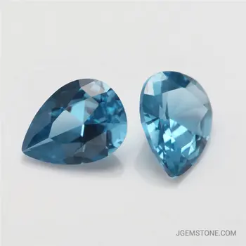 Large Size Oval Cut Natural Blue Topaz Stone
