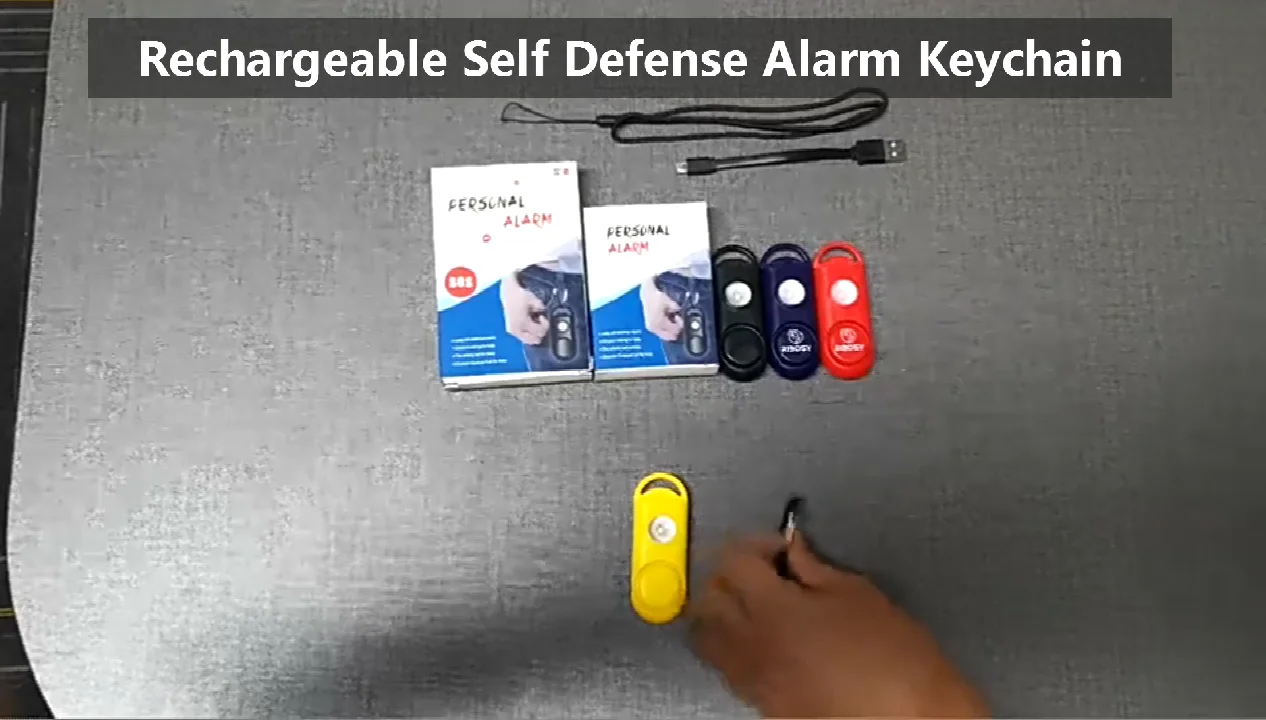 High Decible 130db Rechargeable Self Defense Light Strobe Self Defense