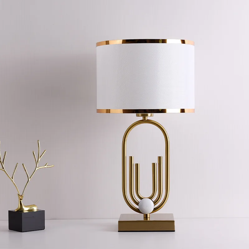 Creative Decorative Wooden Led Table Light Nordic Modern Simple Glass Brick Table Lamp