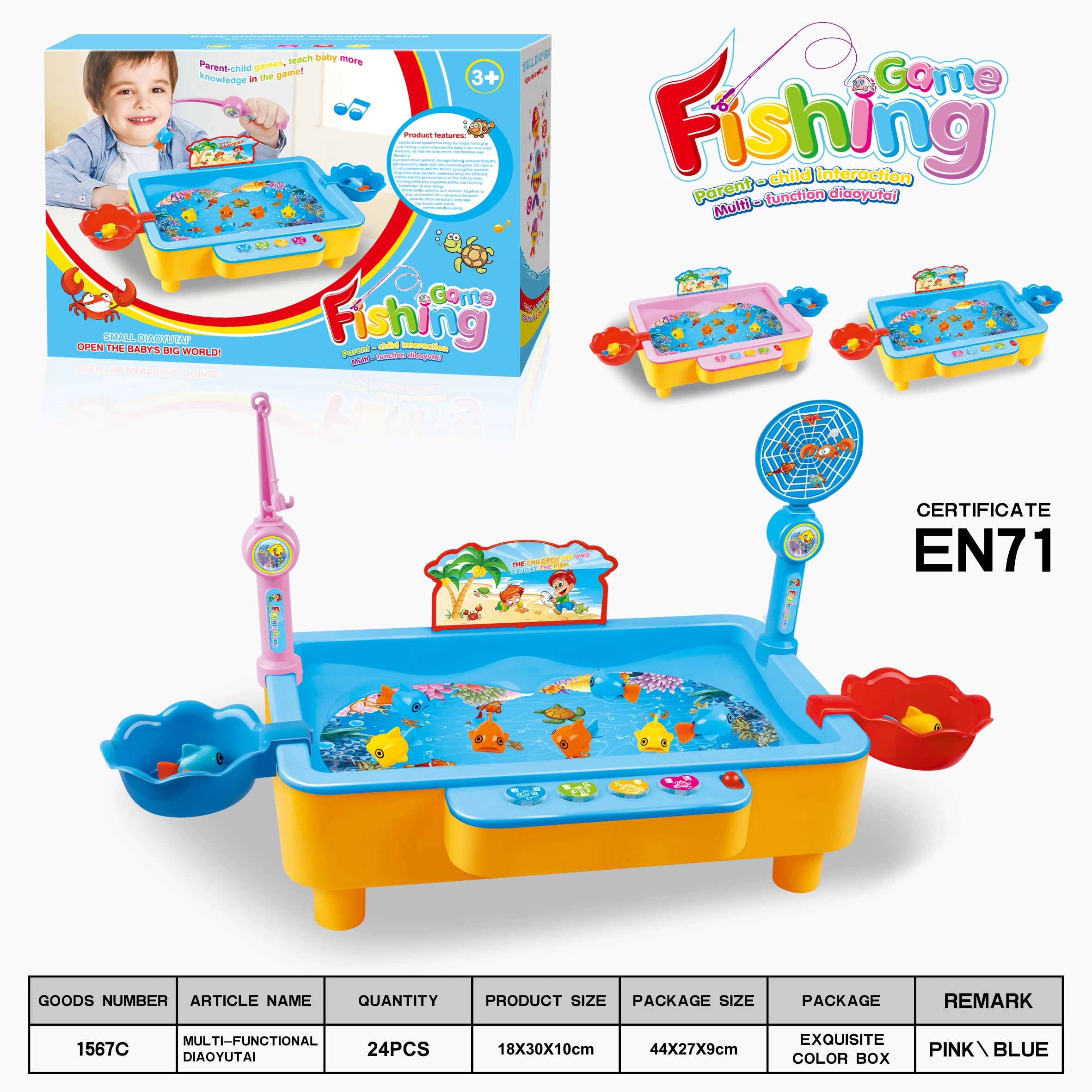 colorful interactive learning game plastic fishing