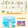Peinture au doigt DIY - Édition animale, palette d'impression 24 couleurs