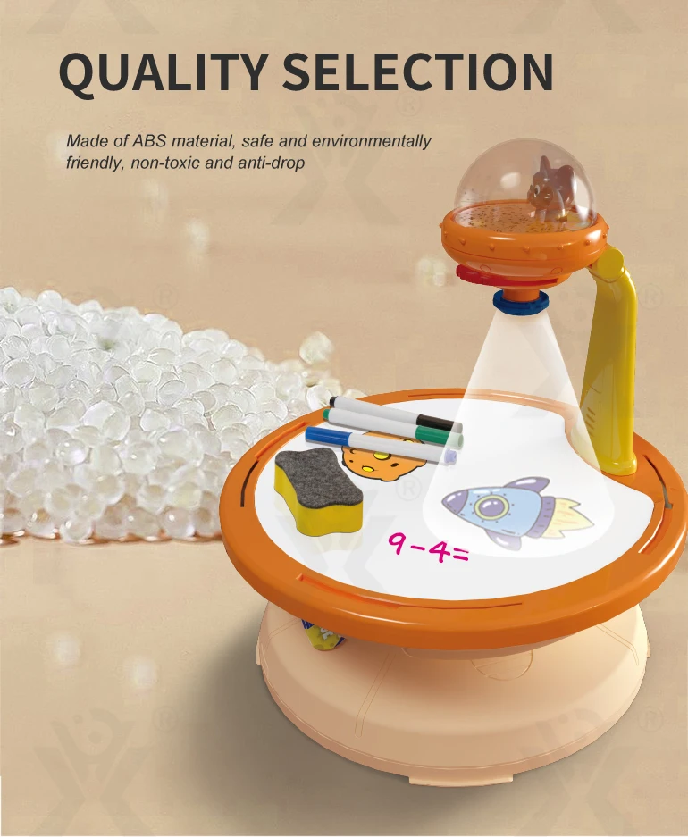 Chengji Plastic Led Projector Drawing Table Toy Painting Set Doodle Toy