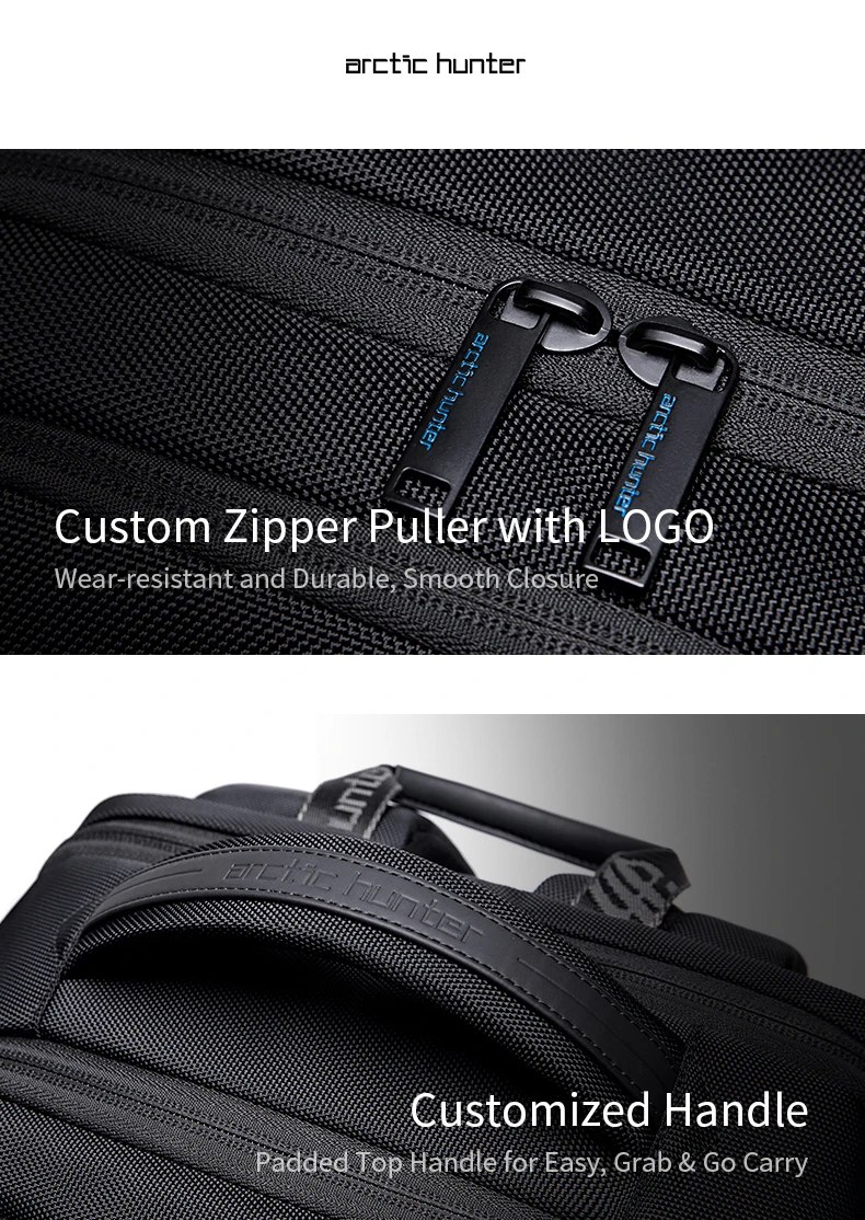 ARCTIC HUNTER Backpack For Travelling Mens BackPacks Business expandable Laptop Backpack Bag With USB Charging Port mochila