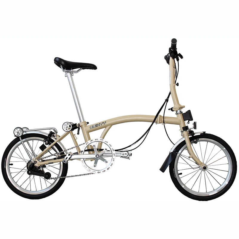 3SIXTY 折りたたみ自転車 16インチ 内部6速 スチールフレーム ミニ