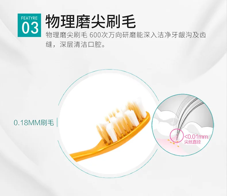 OEM Single Double Package Sanxiao ISO CE Approved Best Mechanical Tapered Grinding Bristle Toothbrush
