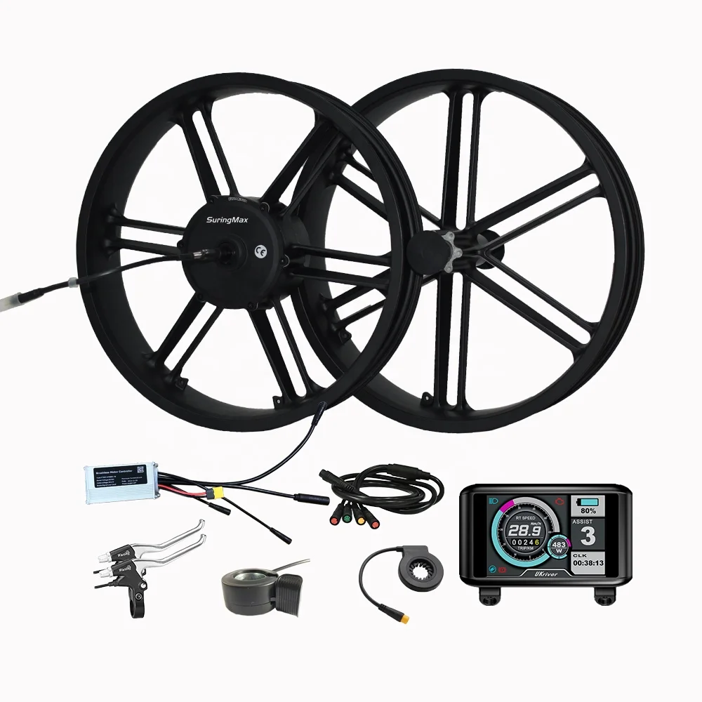 20 Inch Rear Hub Motor Wheel Bmx 36 Volts 48v Atv Wheel 350w 500w Motor  Front Wheel Hub Motor Kit