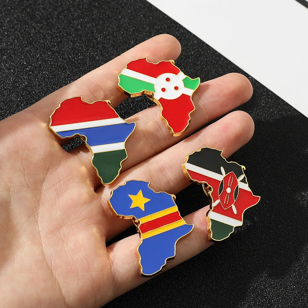 World Map Lapel Pin African Map Pin Creative Personality Metal Badge Hard Enamel Lapel Pin Buy 3875