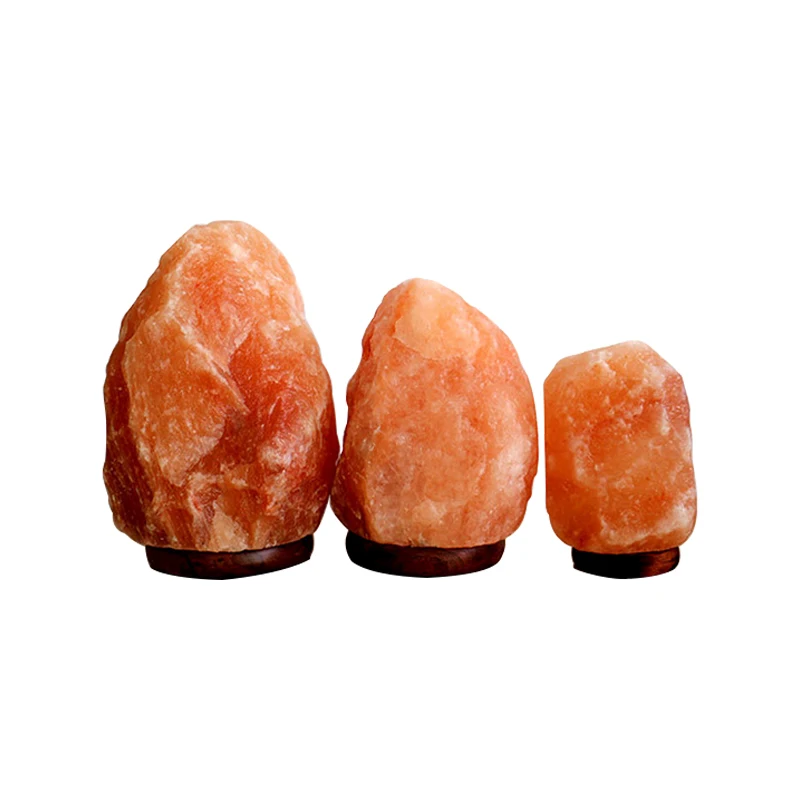 Factory Customized Healing Jade Stone Table Lamp Salt Lamp Rose Quartz Salt Lamp