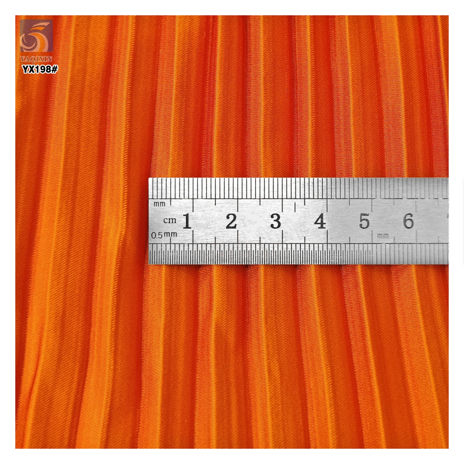 Cheap 4810 Polyester Matte Dull Pleated Satin Fabric 150gsm 7mm Size Woven Accordion Pleated Satin Fabric Straightening
