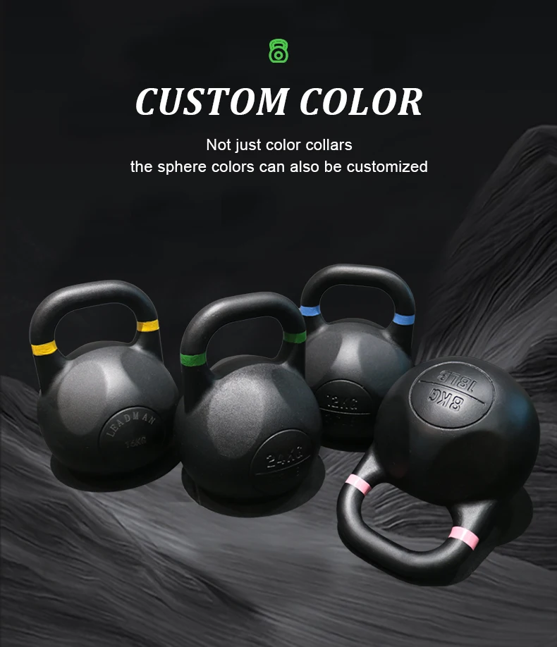 Wholesale Kettle Bell Adjustable Cast Iron Kg Lbs Fitness Competition