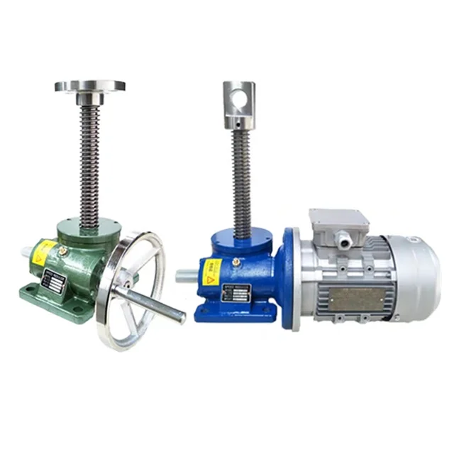 SWL Series Linear Manual Drive Mechanical Bolt Lifter Landing Electric Mandrel Elevator Reducer Worm Gear Lifter Screw Jack
