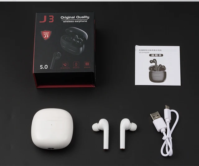 J3 wireless earphones online 5.0