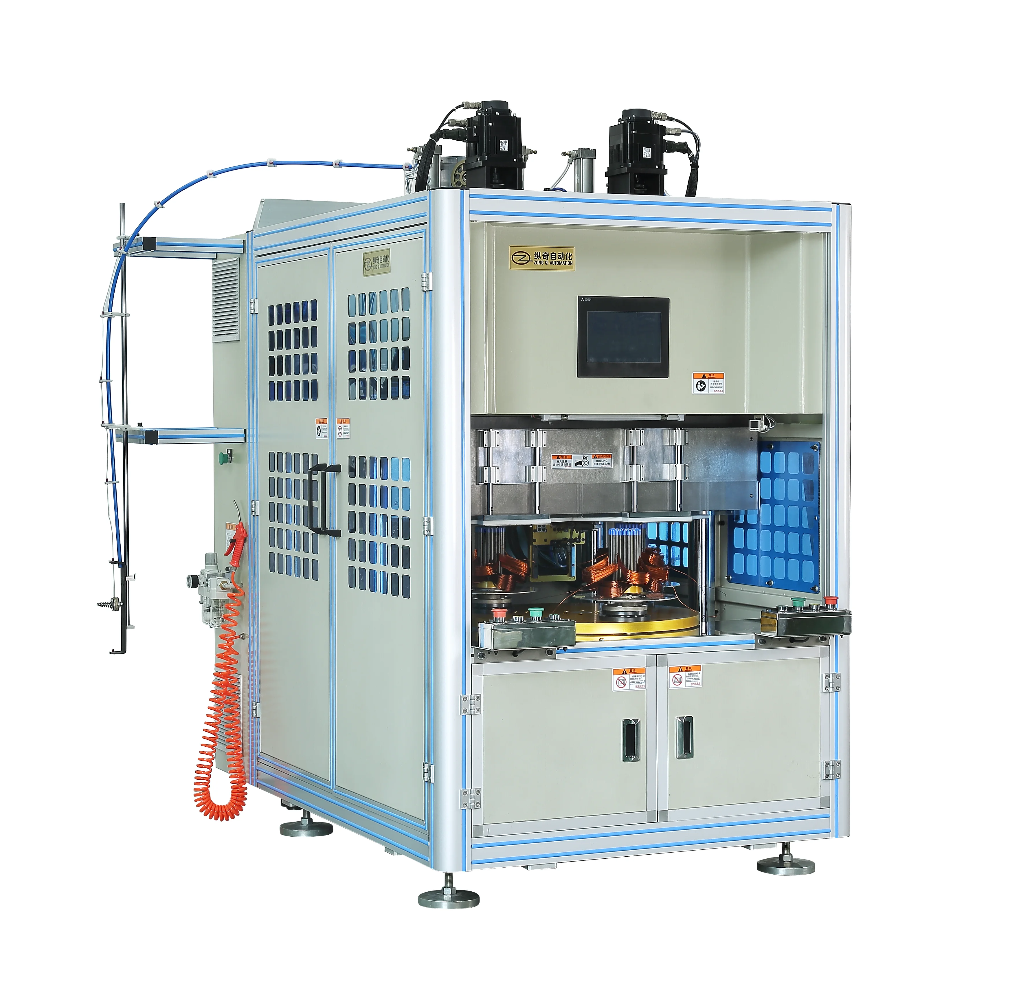 Coil Winding Machine Vertical Winding Machine for Electric Universal Motor and DC Motor Rotor Double-head Three-station