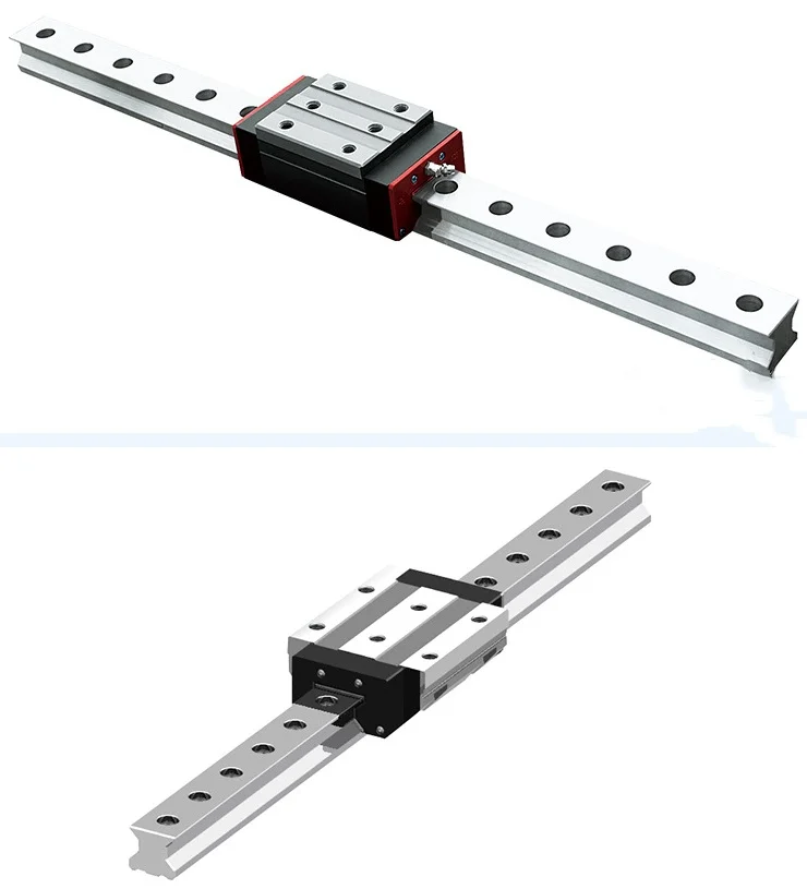 Sliding Rail System Linear Motion Guide Rail Guideway With Slider Block