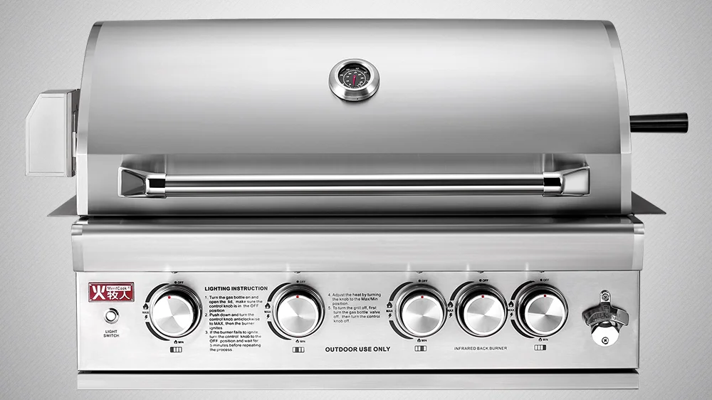 Premium 304 Stainless Steel Outdoor Grill Kitchen Builtin Tabletop Gas